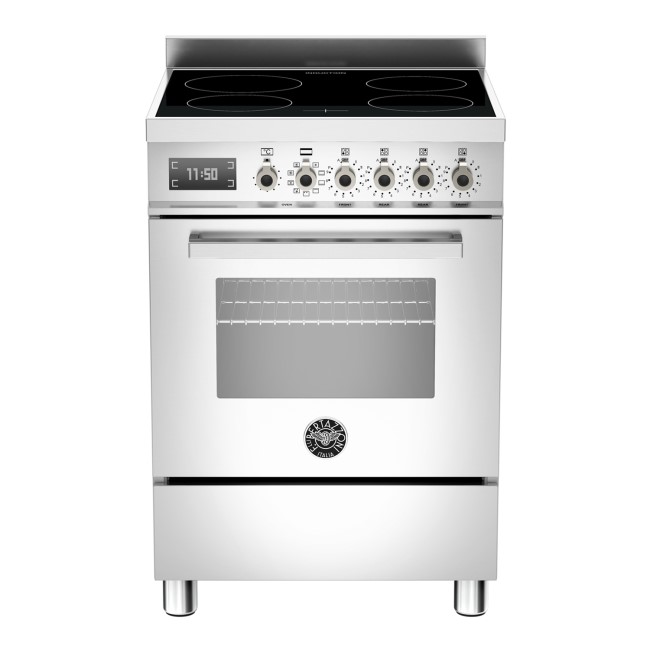 Bertazzoni Professional 60cm Electric Cooker with Induction Hob - Stainless Steel