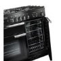 Rangemaster Professional Plus 100cm Dual Fuel Range Cooker - Black