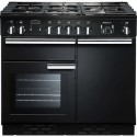 PROP100NGFGBC Rangemaster Professional Plus 100cm Gas Range Cooker - Black