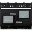 PROP110DFFGBC Rangemaster Professional Plus 110cm Dual Fuel Range Cooker - Black