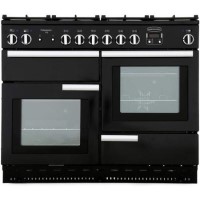 Rangemaster Professional Plus 110cm Dual Fuel Range Cooker - Black Rangemaster Professional Plus 110cm Dual Fuel Range Cooker - Black