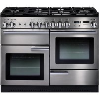 Rangemaster Professional Plus 110cm Dual Fuel Range Cooker - Stainless Steel