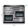 Refurbished Rangemaster Professional Plus PROP110ECSSC 110cm Electric Range Cooker Stainless Steel