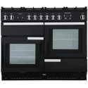 PROP110NGFGBC Rangemaster Professional Plus 110cm Gas Range Cooker - Black