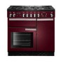 Rangemaster PROP90DFFCYC Professional Plus 90cm Dual Fuel Range Cooker - Cranberry