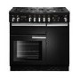 Rangemaster Professional Plus 90cm Dual Fuel Range Cooker - Black
