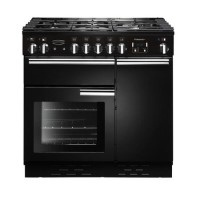 Rangemaster Professional Plus 90cm Dual Fuel Range Cooker - Black Rangemaster Professional Plus 90cm Dual Fuel Range Cooker - Black