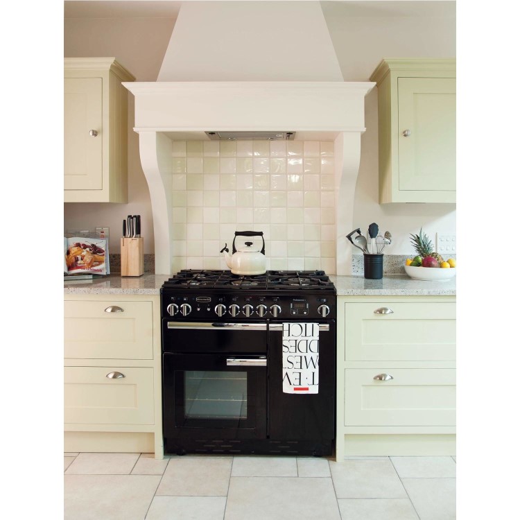Rangemaster PROP90DFFCYC Professional Plus 90cm Dual Fuel Range Cooker - Cranberry 