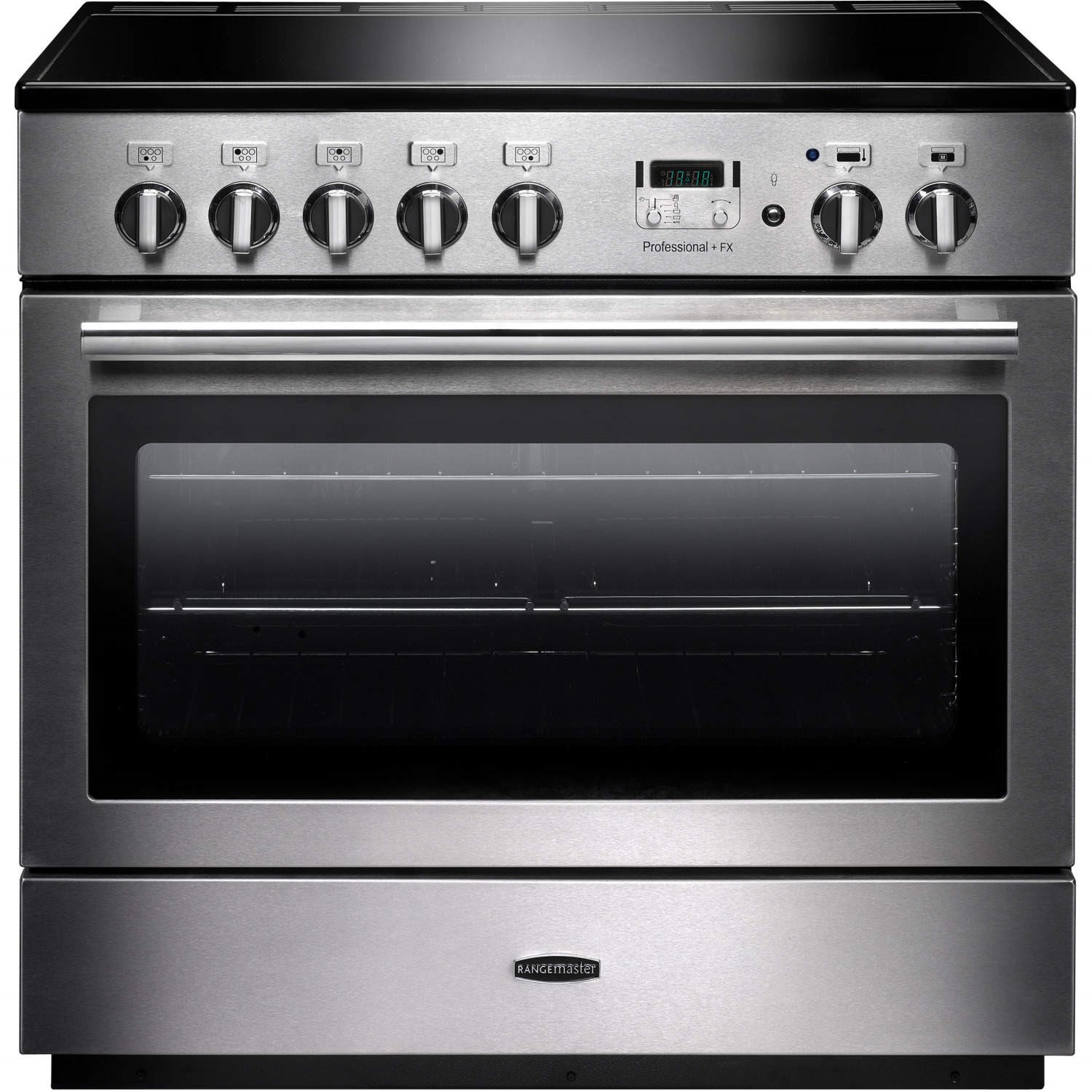 Rangemaster Professional Plus FX 90cm Electric Induction Range Cooker - Stainless Steel