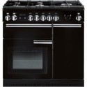 PROP90NGFGBC Rangemaster Professional Plus 90cm Gas Range Cooker - Black
