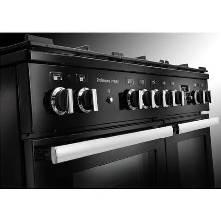 Rangemaster Professional Plus FX 100cm Dual Fuel Range Cooker - Black