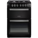PROPL60DFFBLC Rangemaster Professional Plus 60cm Dual Fuel Cooker - Black
