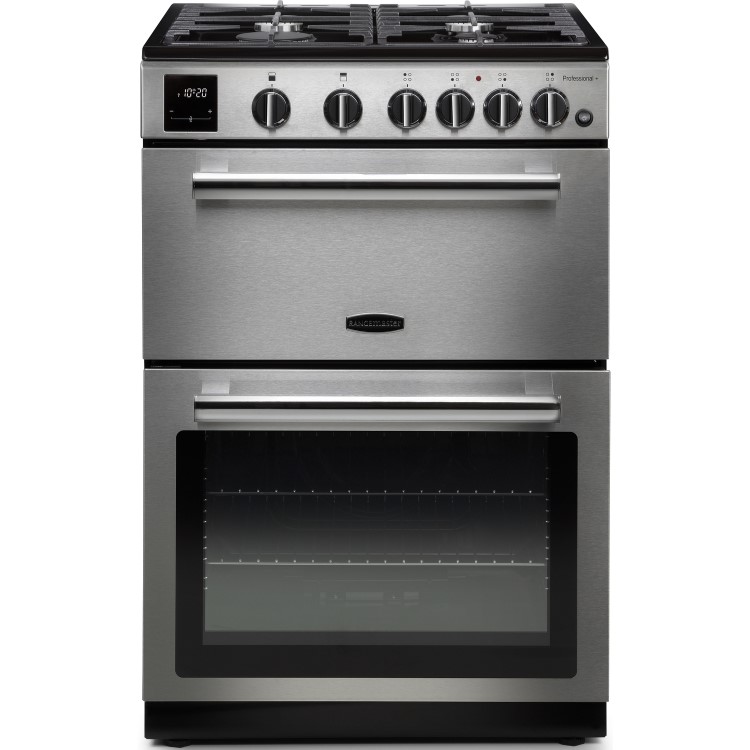 Rangemaster Professional Plus 60cm Dual Fuel Cooker - Stainless Steel