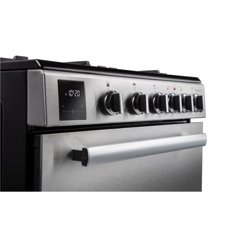 Rangemaster Professional Plus 60cm Dual Fuel Cooker - Stainless Steel