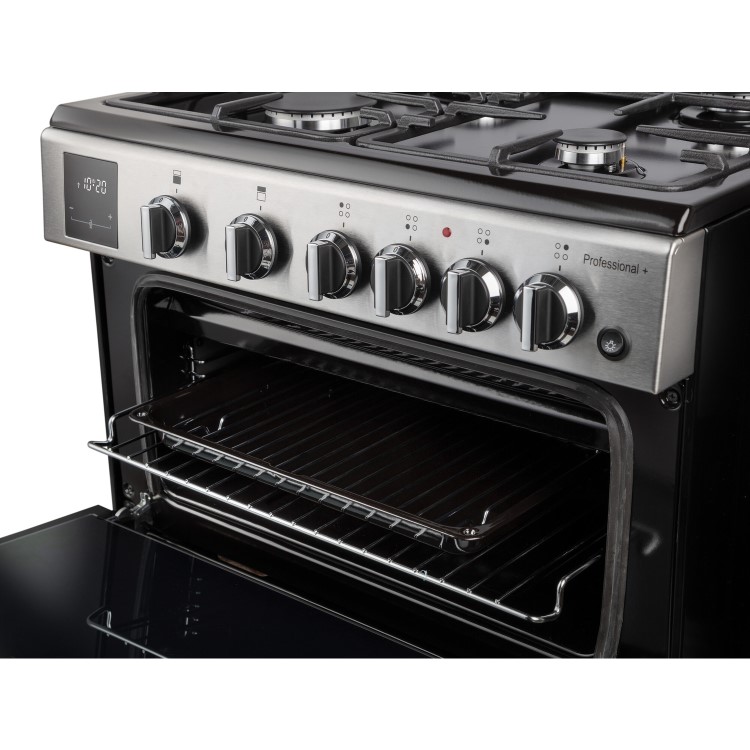 Rangemaster Professional Plus 60cm Dual Fuel Cooker - Stainless Steel