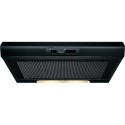 PSLMO65FLSK Hotpoint 60cm Visor Cooker Hood - Black