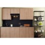 Hotpoint 60cm Visor Cooker Hood - Black