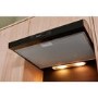 Hotpoint 60cm Visor Cooker Hood - Black