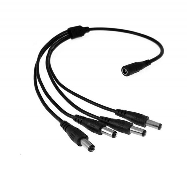 1 to 4 way 2.1mm DC Power Splitter