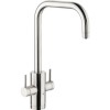 Abode PT1004 Pronteau Project 4 in 1 Instant Hot &amp; Filtered Water Tap - Brushed Nickel