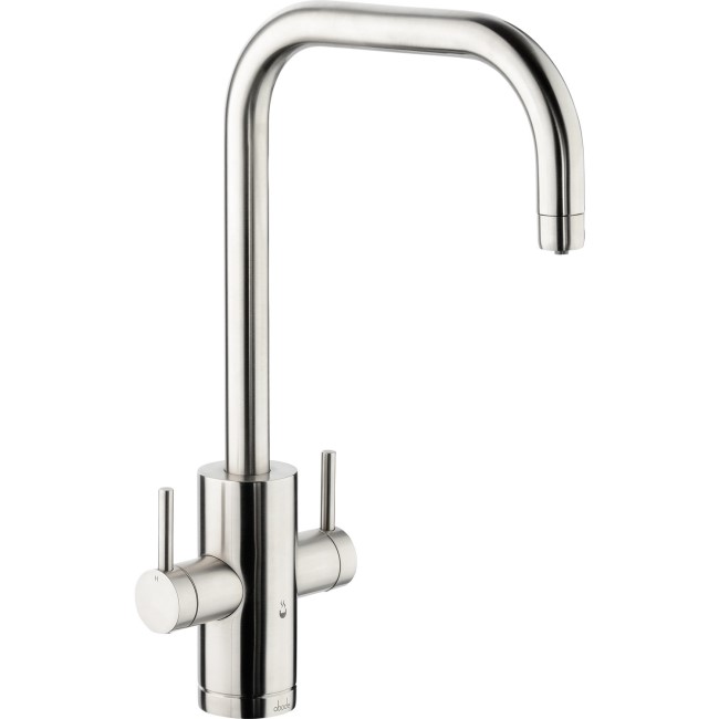 GRADE A1 - Abode PT1004 Pronteau Project 4 in 1 Instant Hot & Filtered Water Tap - Brushed Nickel