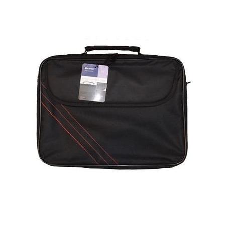 15.6" Notebook Carry Bag Black and Red