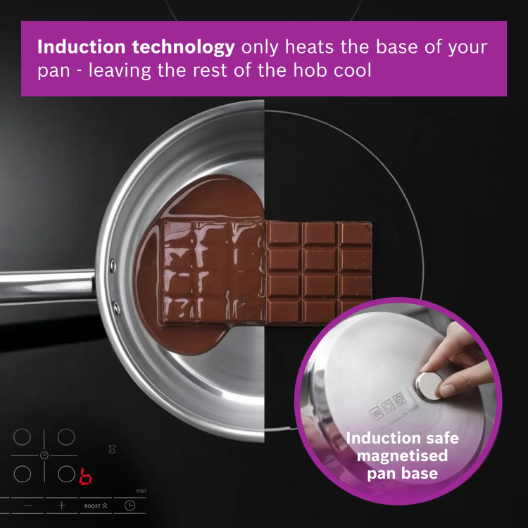Bosch Series 2 60cm 4 Zone Induction Hob With Boost Zone