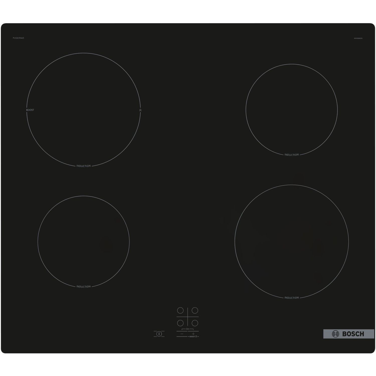 Bosch Serie 2 60cm 4 Zone Induction Hob With Boost Zone