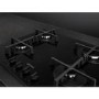 Refurbished Smeg Cucina PV264B 60cm Gas on Glass 4 Burner Gas Hob Black