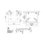 Refurbished Smeg Cucina PV264S 60cm Gas on Glass 4 Burner Gas Hob Silver Mirrored Glass