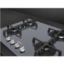 Refurbished Smeg Cucina PV264S 60cm Gas on Glass 4 Burner Gas Hob Silver Mirrored Glass