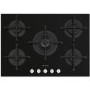 Smeg Cucina 72cm 4 Burner Gas-on-Glass Hob - Black