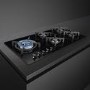 Smeg 90cm Classic Black Gas on Glass 5 Burner Hob
