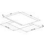 Smeg 90cm Classic Black Gas on Glass 5 Burner Hob