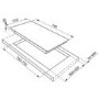 Smeg PX750 Linea 74cm Stainless Steel Ultra Low Profile 5 Burner Gas Hob