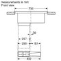 Bosch Series 6 70cm Venting Induction Hob