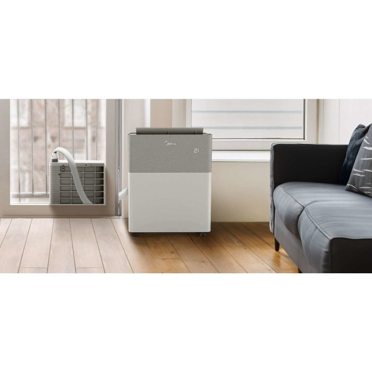 Midea Portasplit12k 12000 BTU Smart A++ Portable Air Conditioner with Heat Pump Smart Inverter Windowless Installation