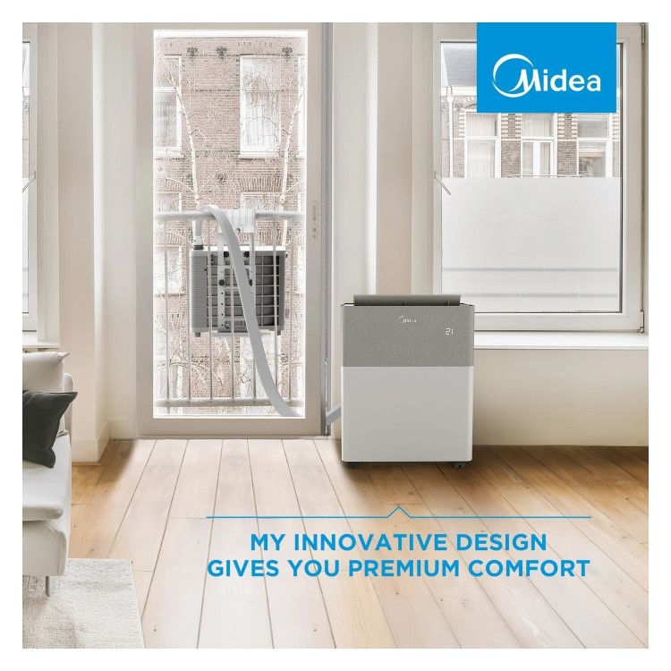 Midea Portasplit 8000 BTU A++ Smart Inverter Portable Air Conditioner – Hose-Free Cooling