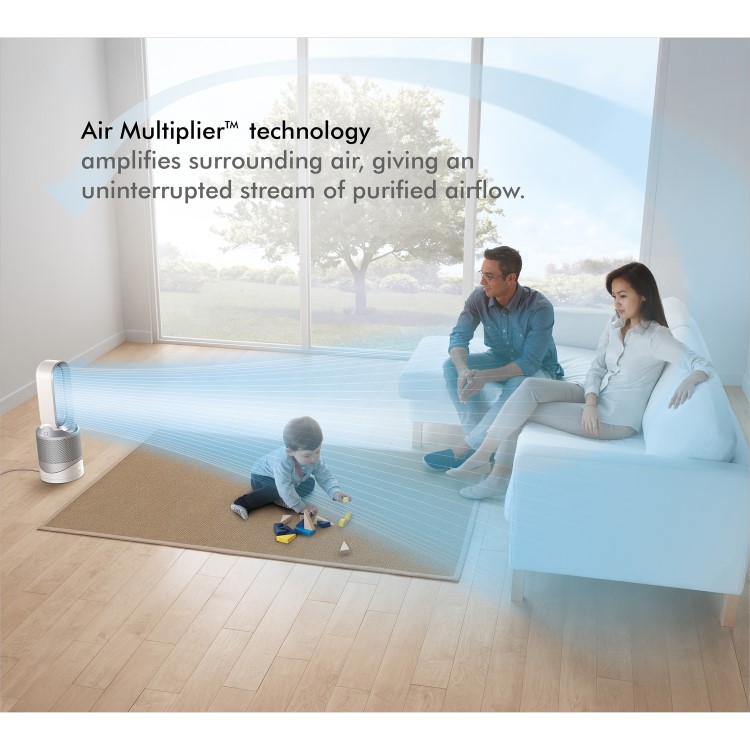 Dyson HP02  Pure Hot & Cool Link Purifying Fan with Remote control - White