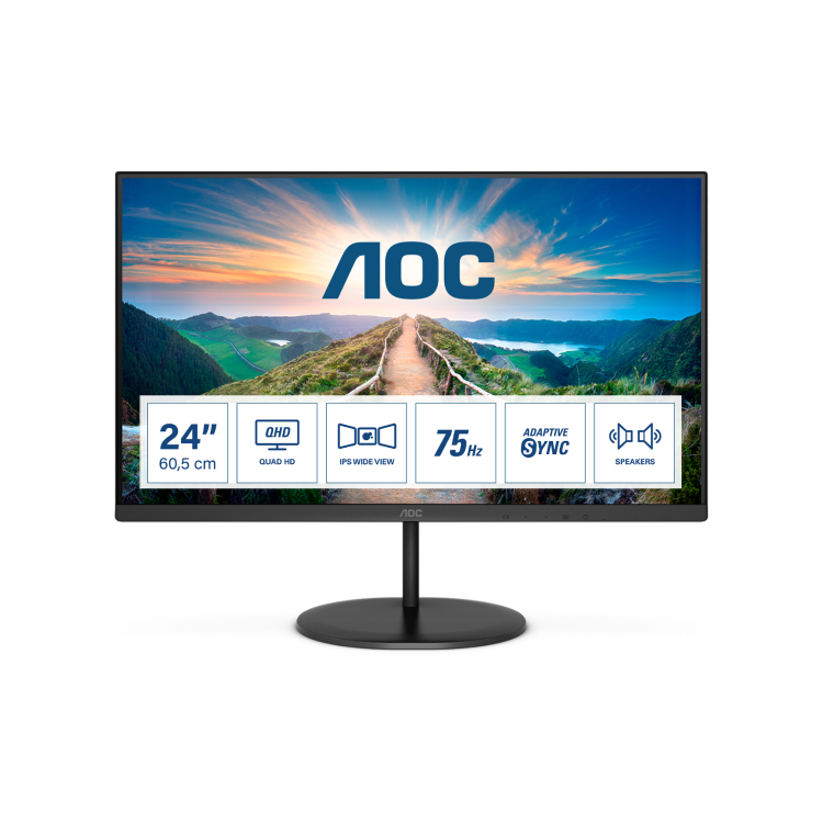 AOC Q24V4EA 23.8" IPS QHD Monitor 