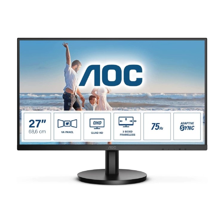 AOC Q27B3MA 27" VA QHD Frameless Monitor