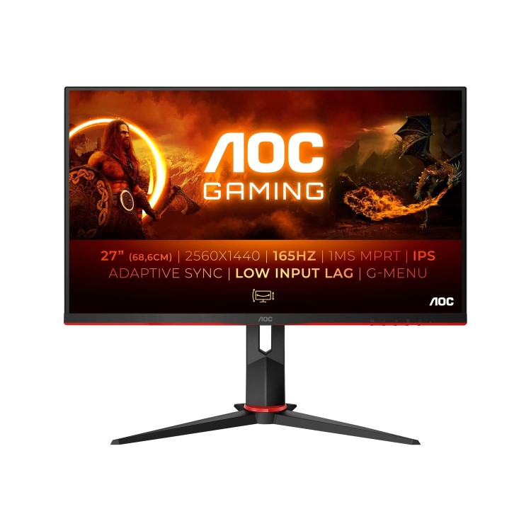 AOC Q27G2SU 27" IPS QHD 165Hz Gaming Monitor 