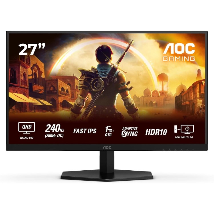 AOC AGON Q27G4ZE 27" Fast IPS QHD 240Hz 0.3ms Gaming Monitor