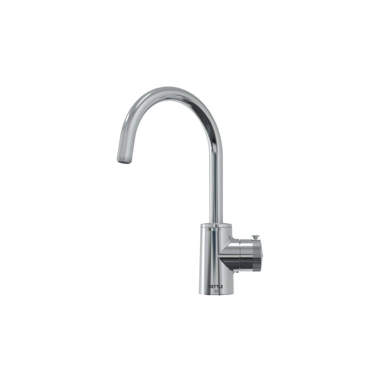 GRADE A1 - QETTLE Original Mini 2 in 1 Instant Boiling Water Tap 2 Litre - Chrome