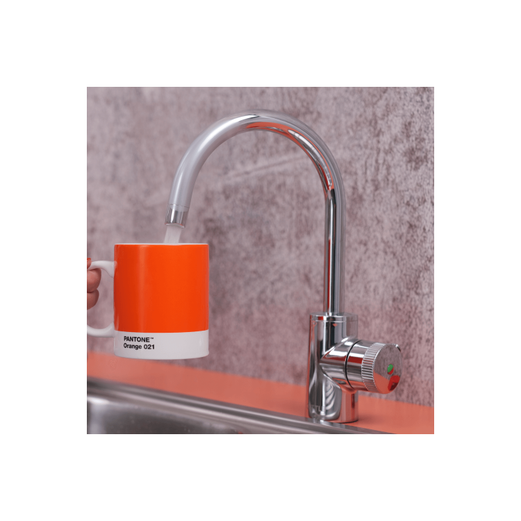 GRADE A1 - QETTLE Original Mini 2 in 1 Instant Boiling Water Tap 2 Litre - Chrome