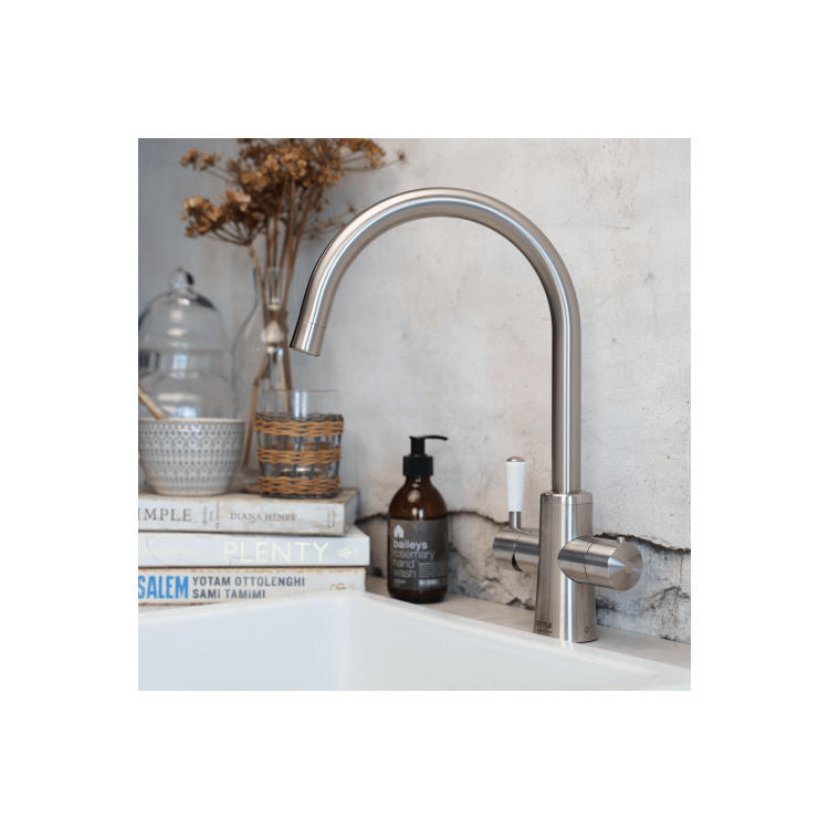 GRADE A1 - QETTLE Signature Classic 4 in 1 Instant Boiling Water Tap 7 Litre - Stainless Steel