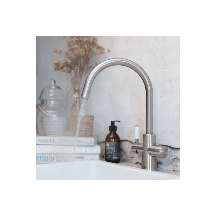 GRADE A1 - QETTLE Signature Classic 4 in 1 Instant Boiling Water Tap 7 Litre - Stainless Steel