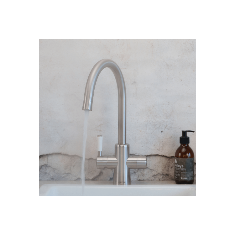GRADE A1 - QETTLE Signature Classic 4 in 1 Instant Boiling Water Tap 7 Litre - Stainless Steel