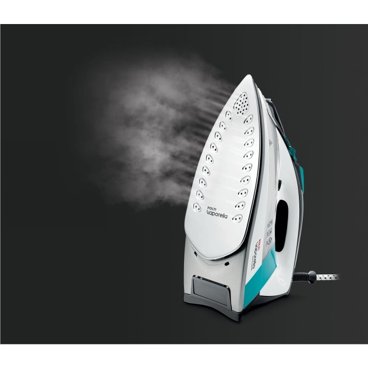 Polti Vaporella Quick And Comfort Iron - White & Turqoise