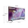 Samsung Q60A 50 Inch QLED 4K Quantum HDR Smart TV